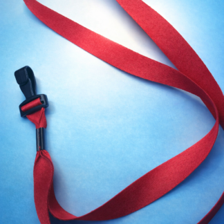 Lanyard Nylon Rojo